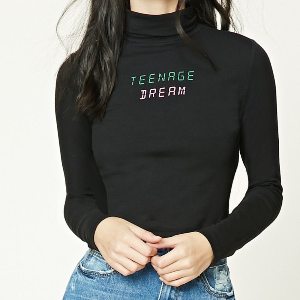 Black turtleneck